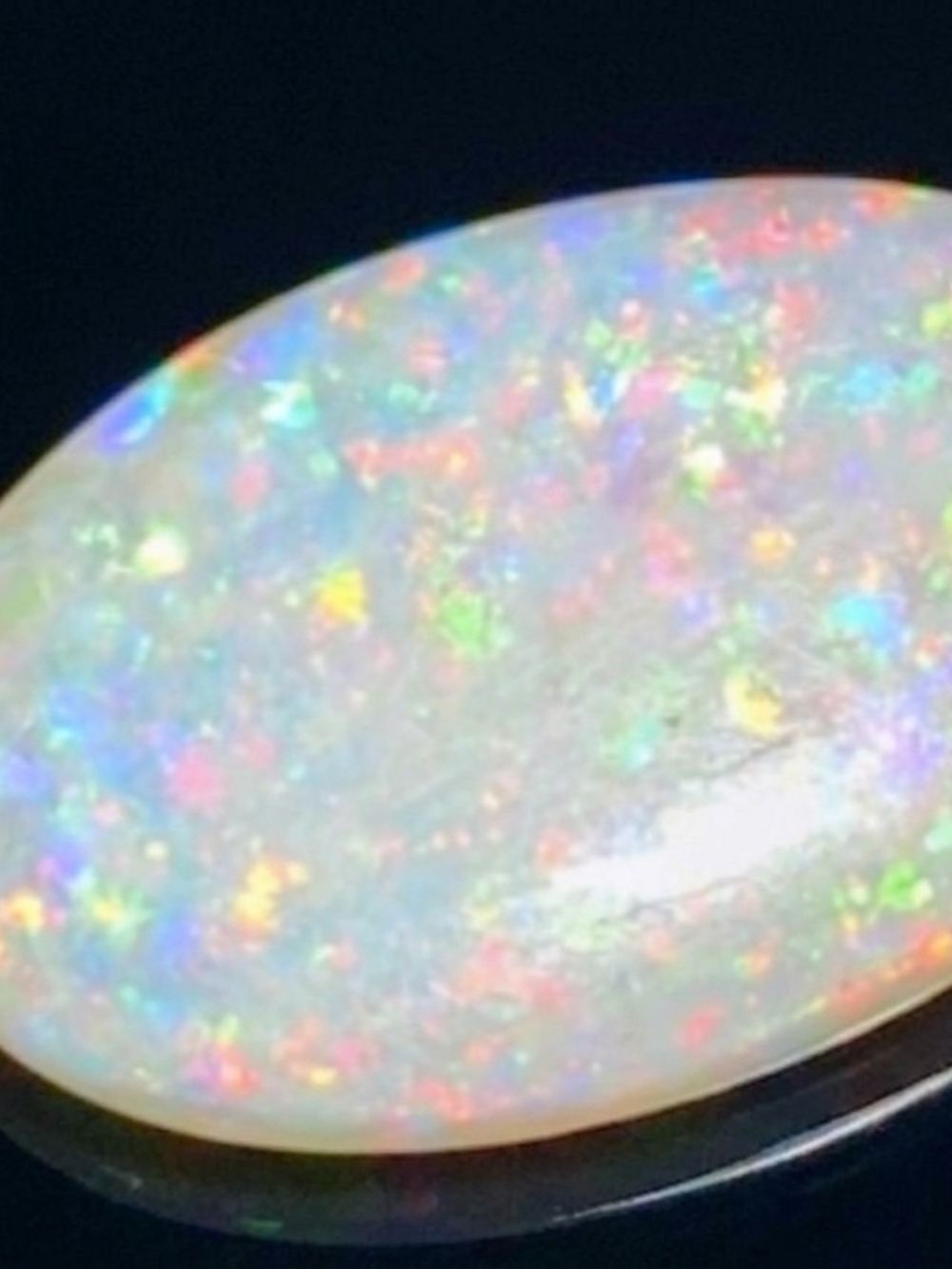​STUNNING 3.18ct Natural White Opal - 1970s Hawaii Heirloom 🔥